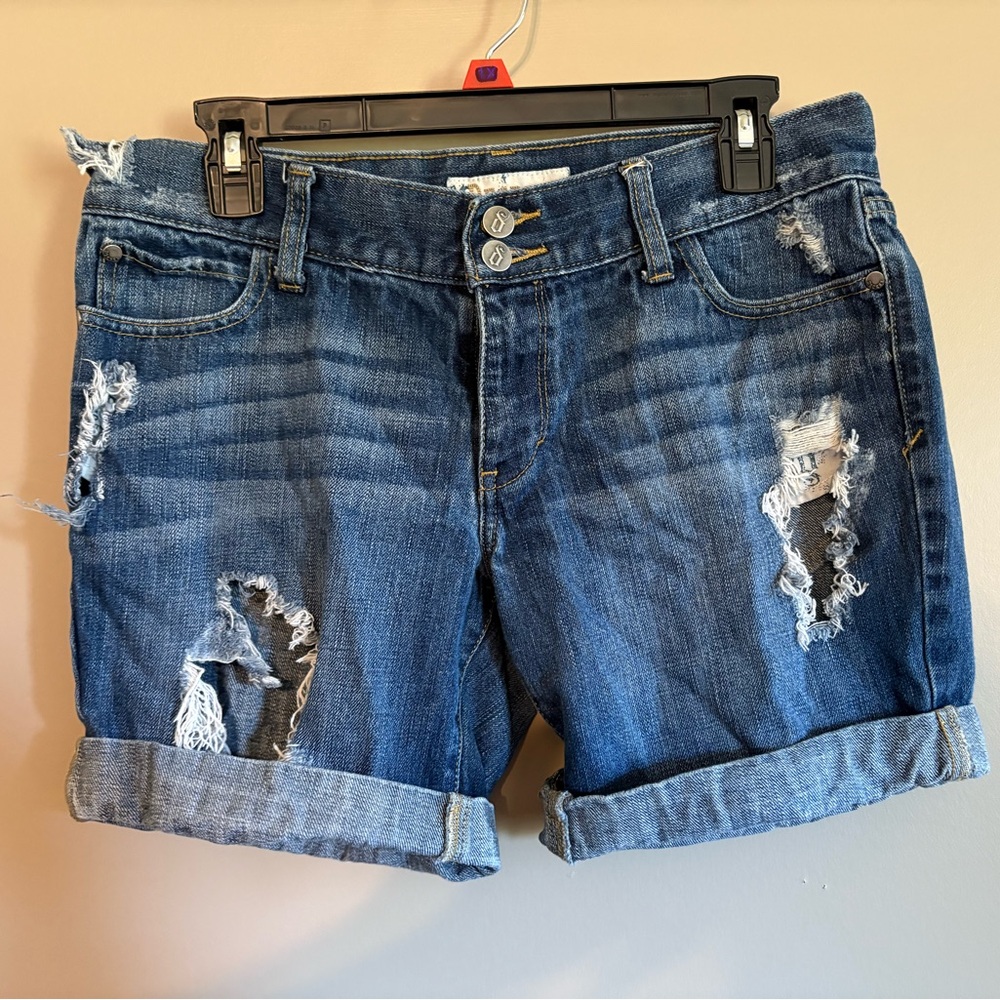 Decree Denim Distressed Shorts size 9